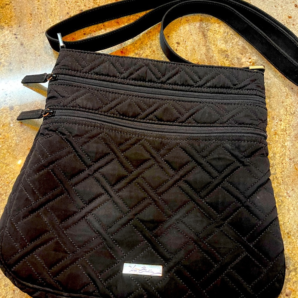 Vera Bradley triple zip Cross Body Bag